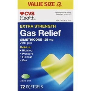 slide 1 of 1, CVS Health Extra Strength Gas Relief Softgels Value Size, 72 ct