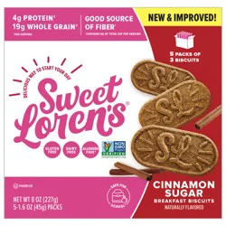 Sweet Loren's Cinnamon Sugar Breakfast Biscuits, 8oz