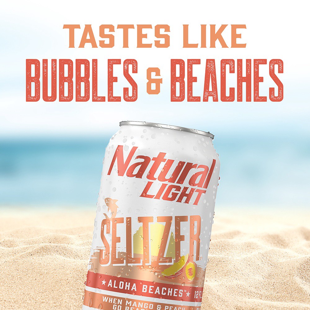 slide 7 of 9, Natural Light Hard Seltzer, 24 ct; 12 fl oz