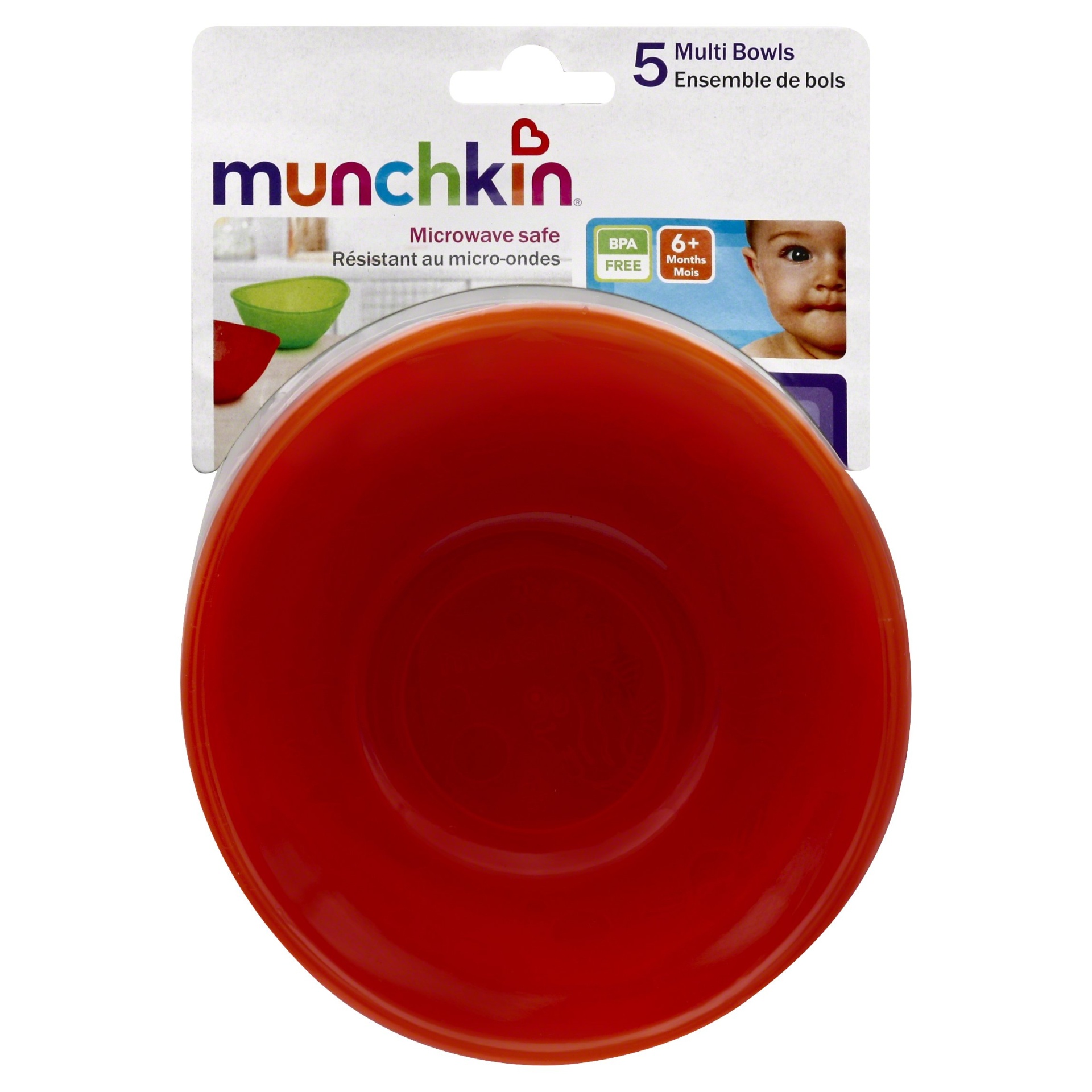 slide 1 of 3, Munchkin Bowls 5 ea, 5 ct