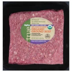 Hy-Vee True Grass Fed 85% Organic Ground