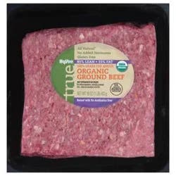 Hy-Vee True Grass Fed 85% Organic Ground