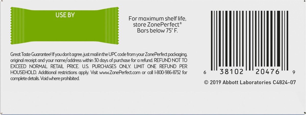 slide 8 of 11, Zone Perfect Caramel Chocolate Bar, 8.8 oz