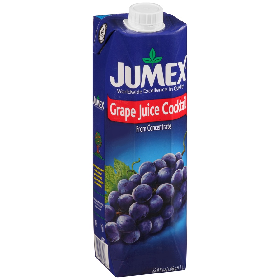 slide 2 of 8, Jumex Grape Juice Cocktail from ConcentrateAseptic Carton, 33.8 oz