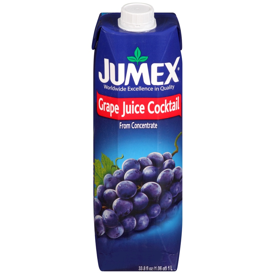 slide 1 of 8, Jumex Grape Juice Cocktail from ConcentrateAseptic Carton, 33.8 oz