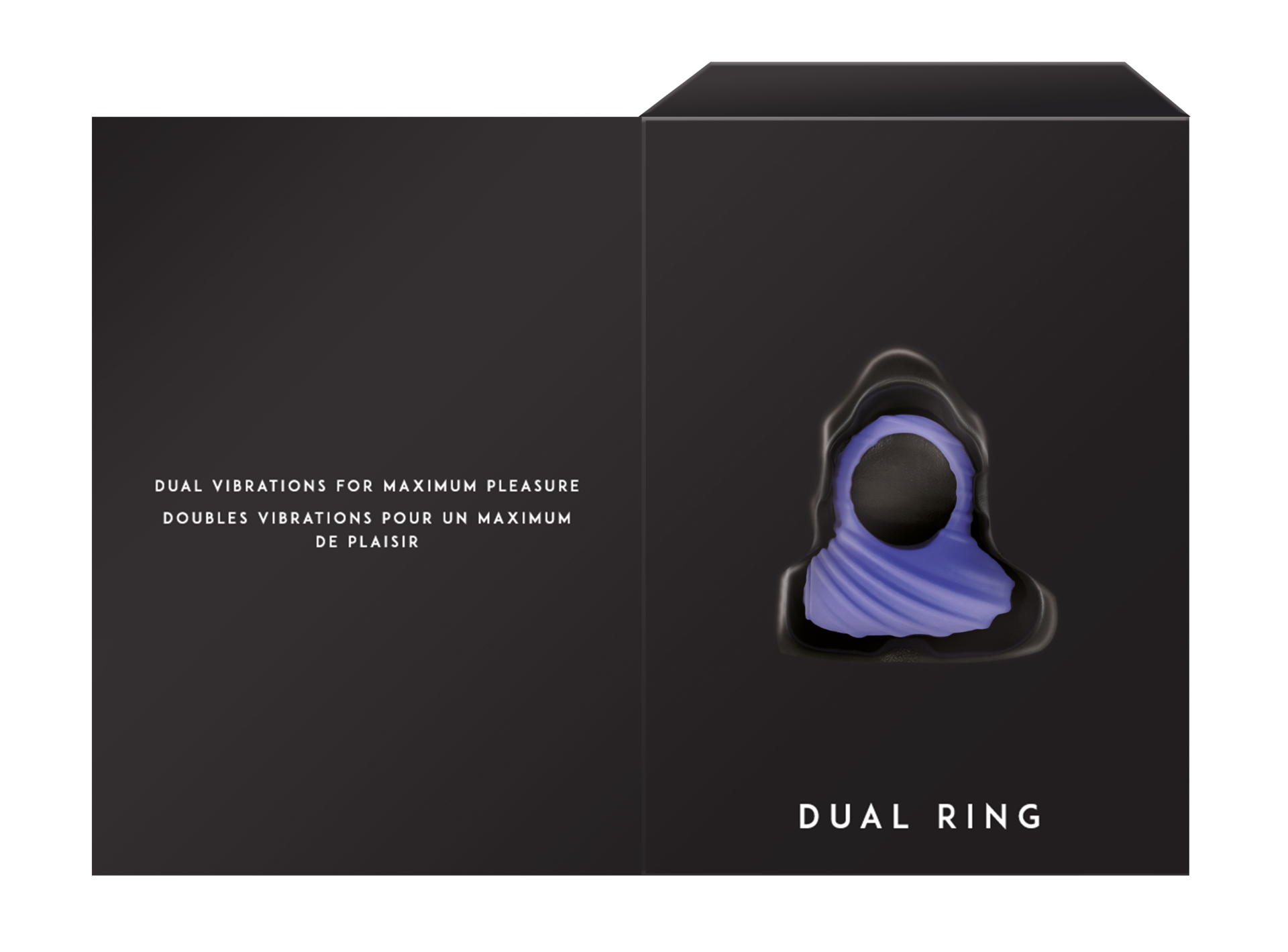 slide 2 of 3, SKYN Dual Ring Vibrating Ring & Sensual Massager 1 ea, 1 ct