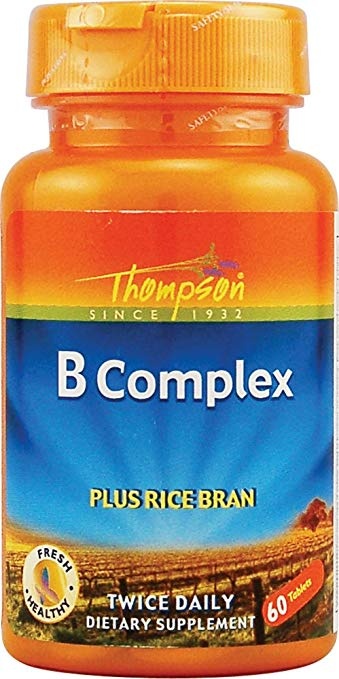 slide 1 of 1, Thompson B Vitamin Complex Plus Rice Bran, 60 ct