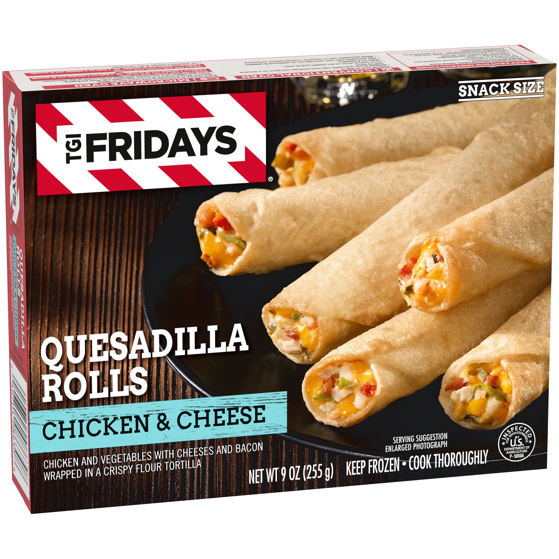 T.G.I. Friday's Chicken & Cheese Quesadilla Rolls 9 oz Shipt