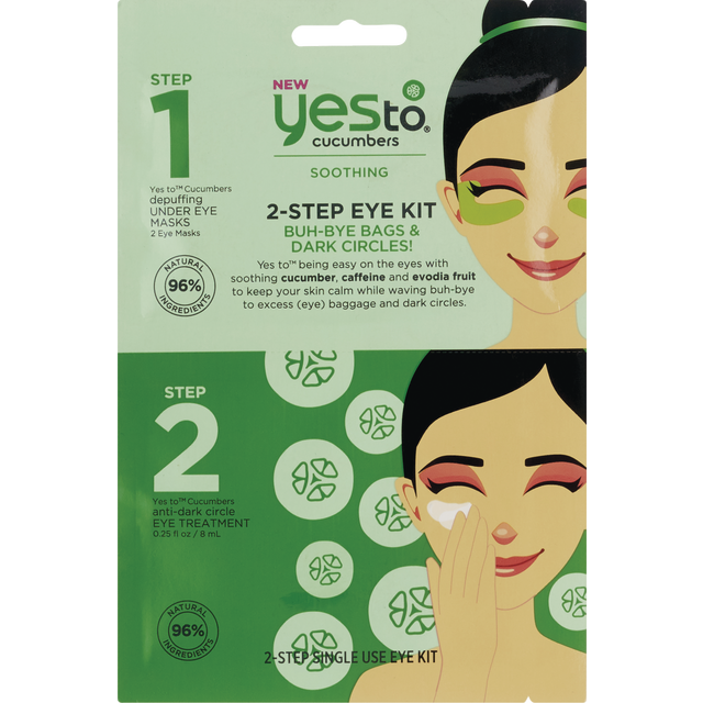 slide 1 of 1, Yes to Cucumber Eye Kit, 1 ct