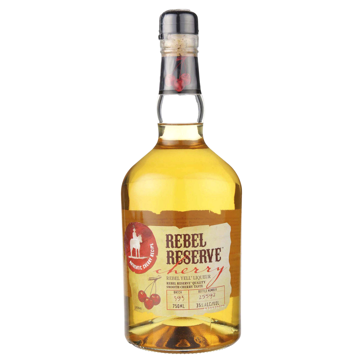 slide 1 of 5, Rebel Yell Rebel Reserve Cherry Liqueur, 750 ml