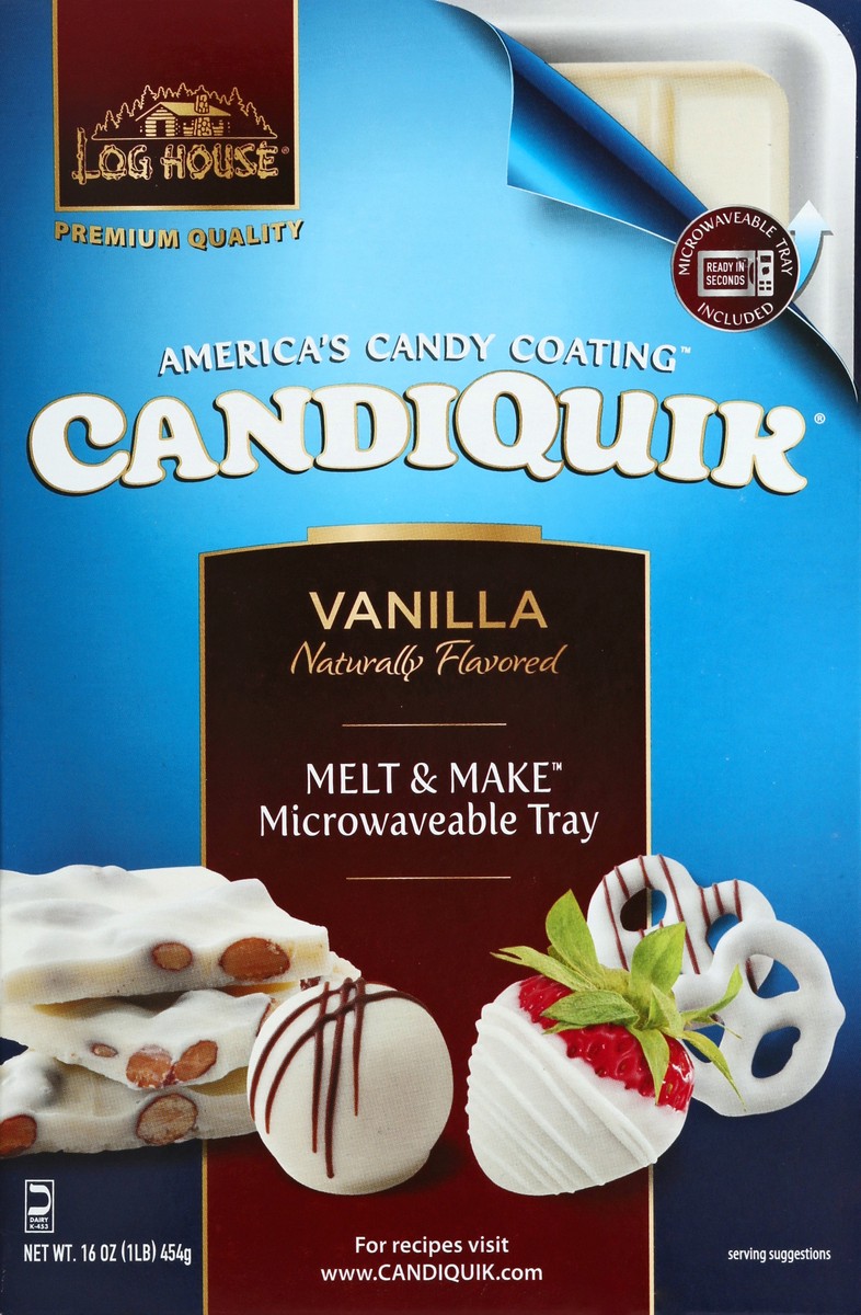 slide 4 of 6, Log House Candiquik Vanilla Candy Coating, 16 oz