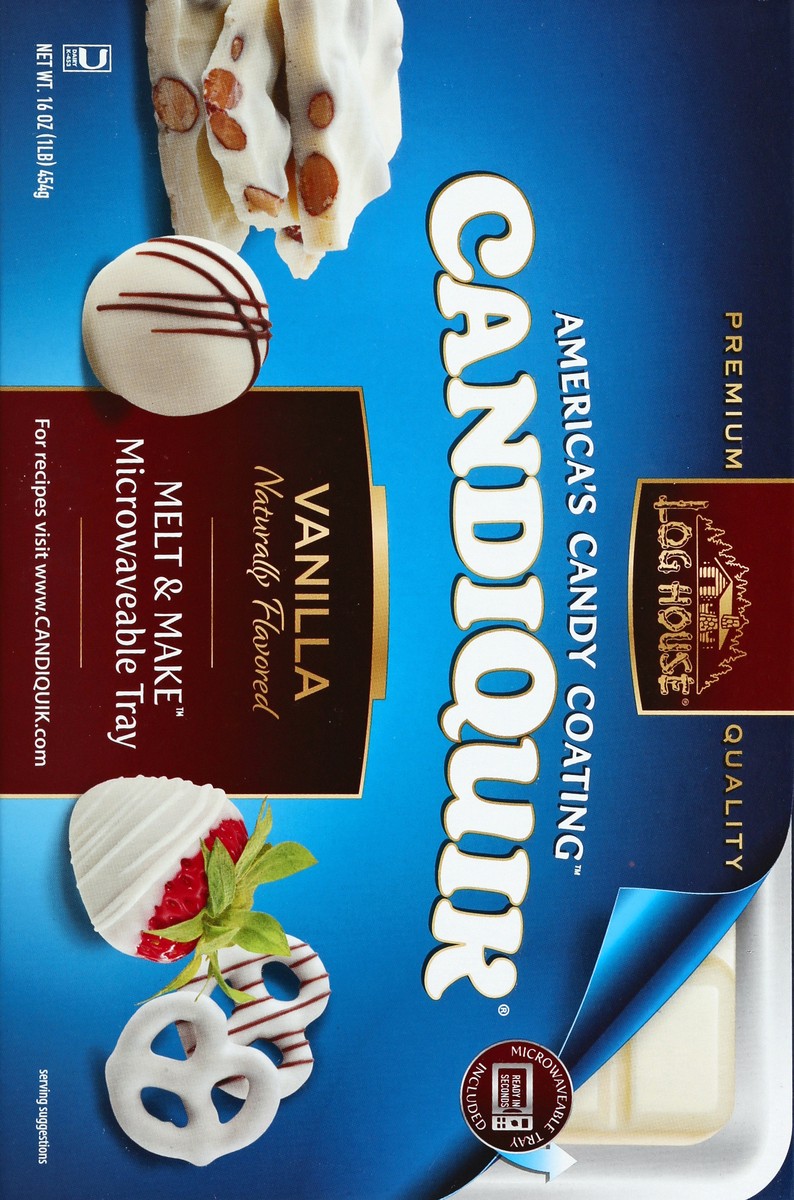 slide 5 of 6, Log House Candiquik Vanilla Candy Coating, 16 oz