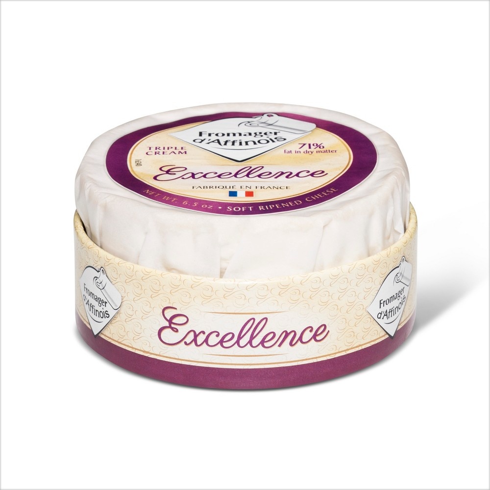 slide 2 of 2, Fromager d'Affinois Triple Cream Excellence Soft Cheese, 6.5 oz
