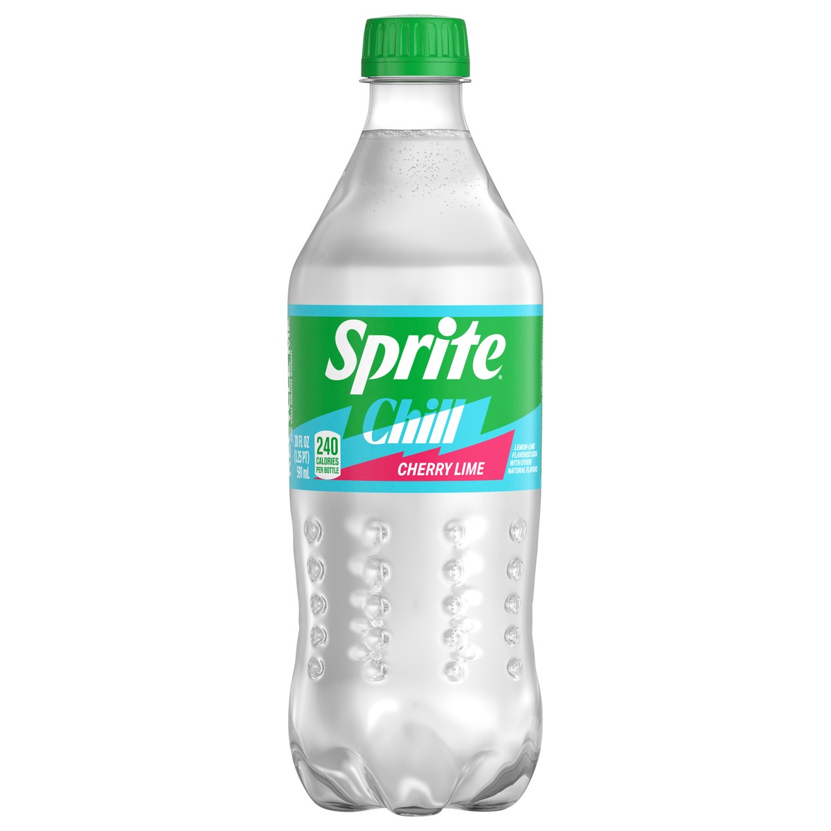 slide 1 of 12, Sprite Chill Cherry Lime Natural Flavor Soda Soft Drink Bottle, 20 fl oz, 20 oz