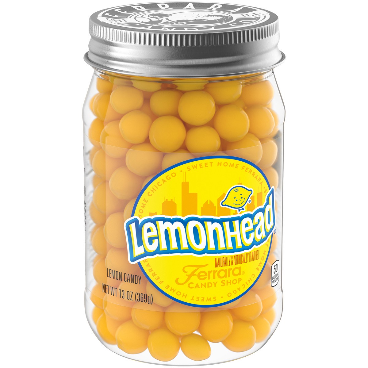 slide 13 of 14, LEMONHEAD Lemon Candy 13 oz. Jar, 13 oz