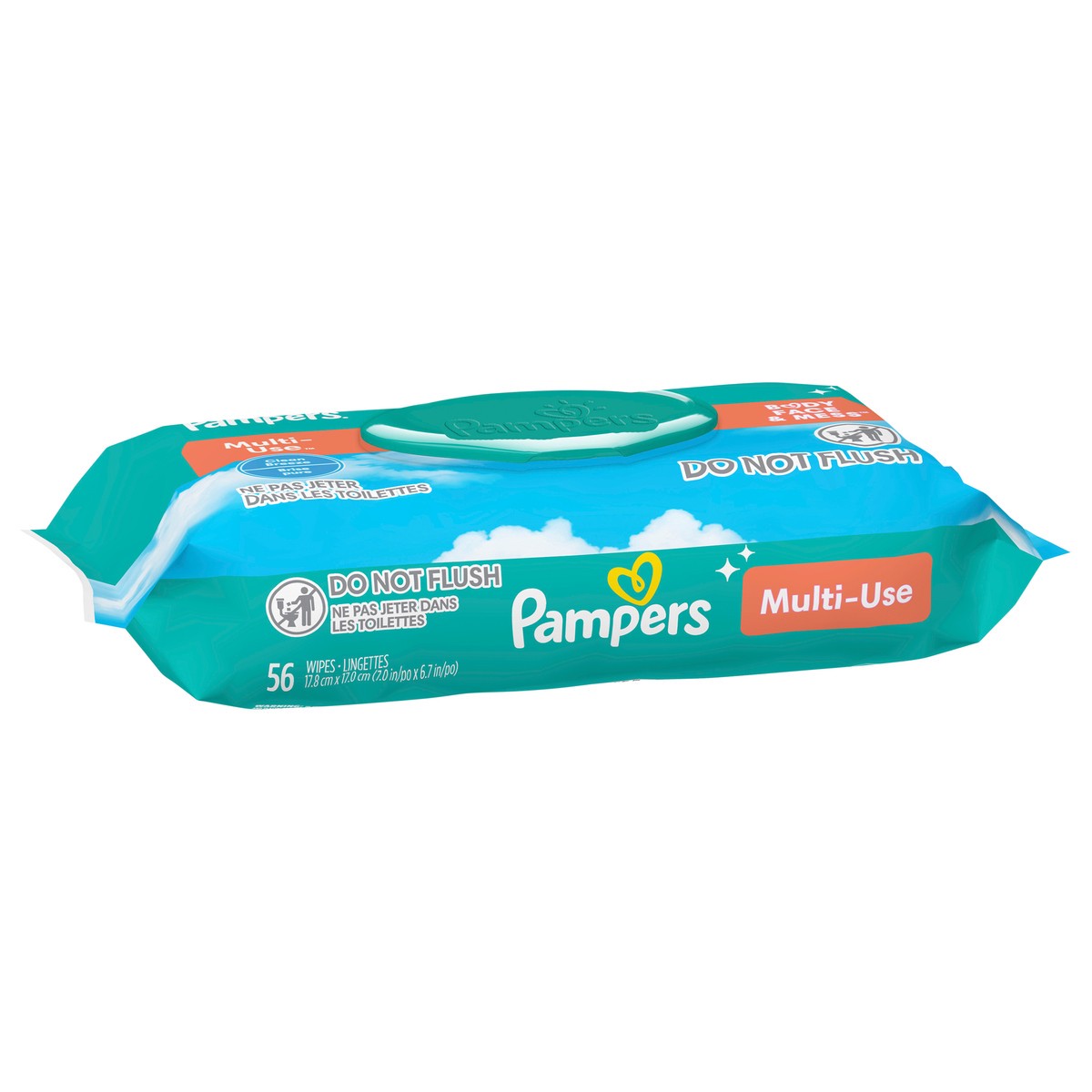 slide 2 of 5, Pampers Expressions Fresh Bloom Baby Wipes, 56 ct