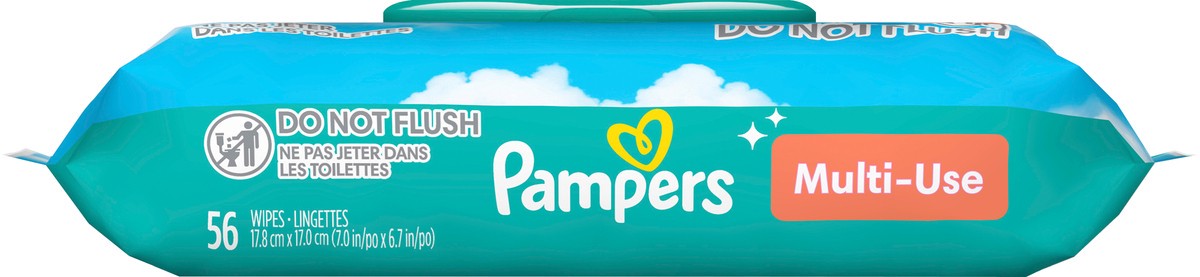 slide 4 of 5, Pampers Expressions Fresh Bloom Baby Wipes, 56 ct