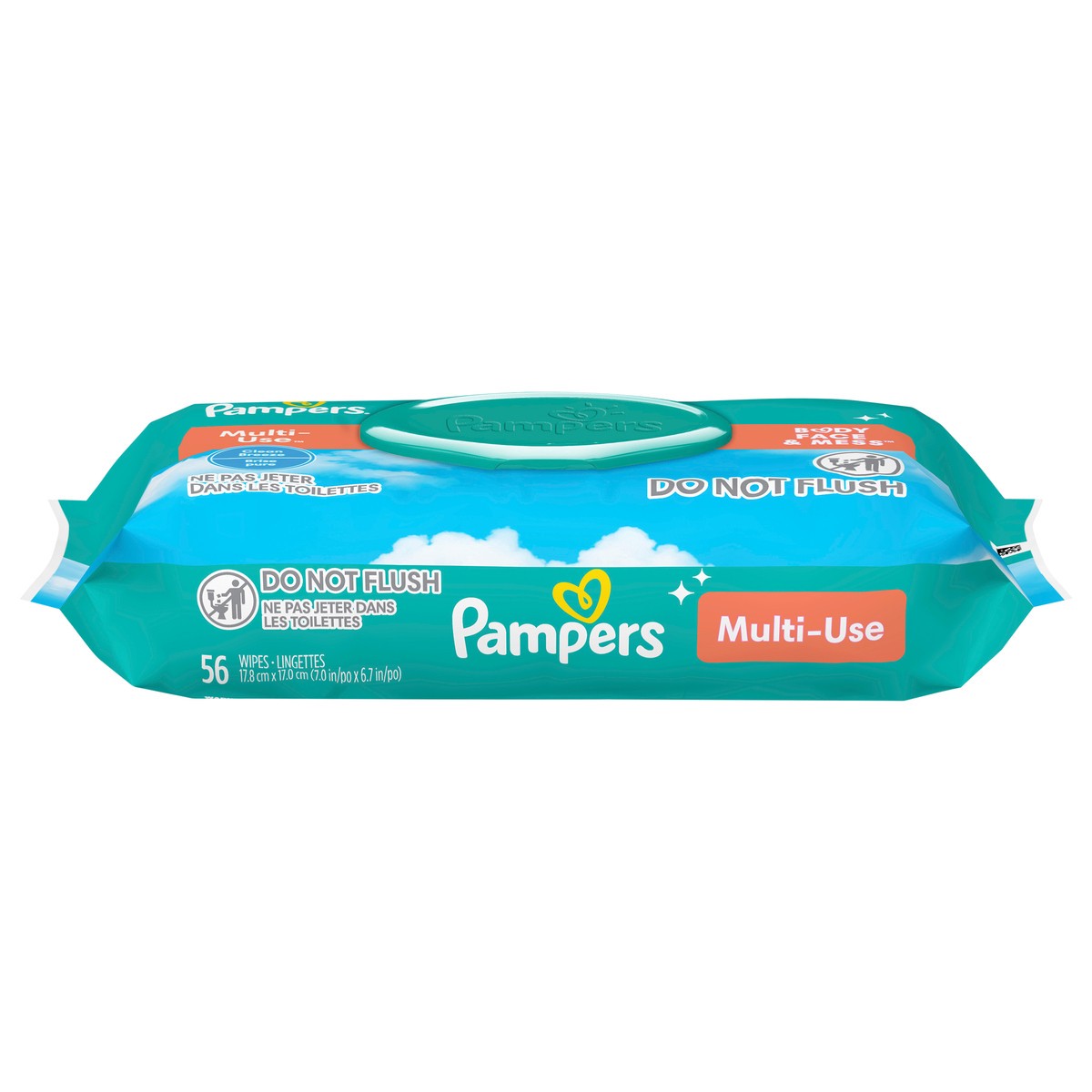 slide 1 of 5, Pampers Expressions Fresh Bloom Baby Wipes, 56 ct