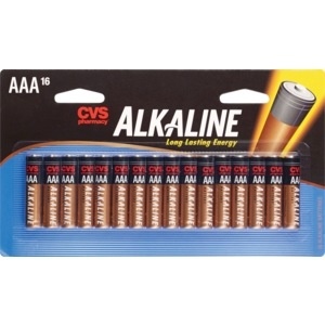 slide 1 of 1, CVS Health AAA Alkaline Batteries, 16 ct