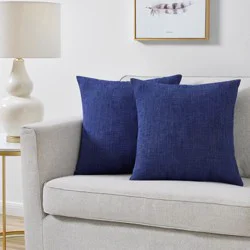 Everyday Living Textured Woven Decorative Pillow - 2 Pack Dark Blue