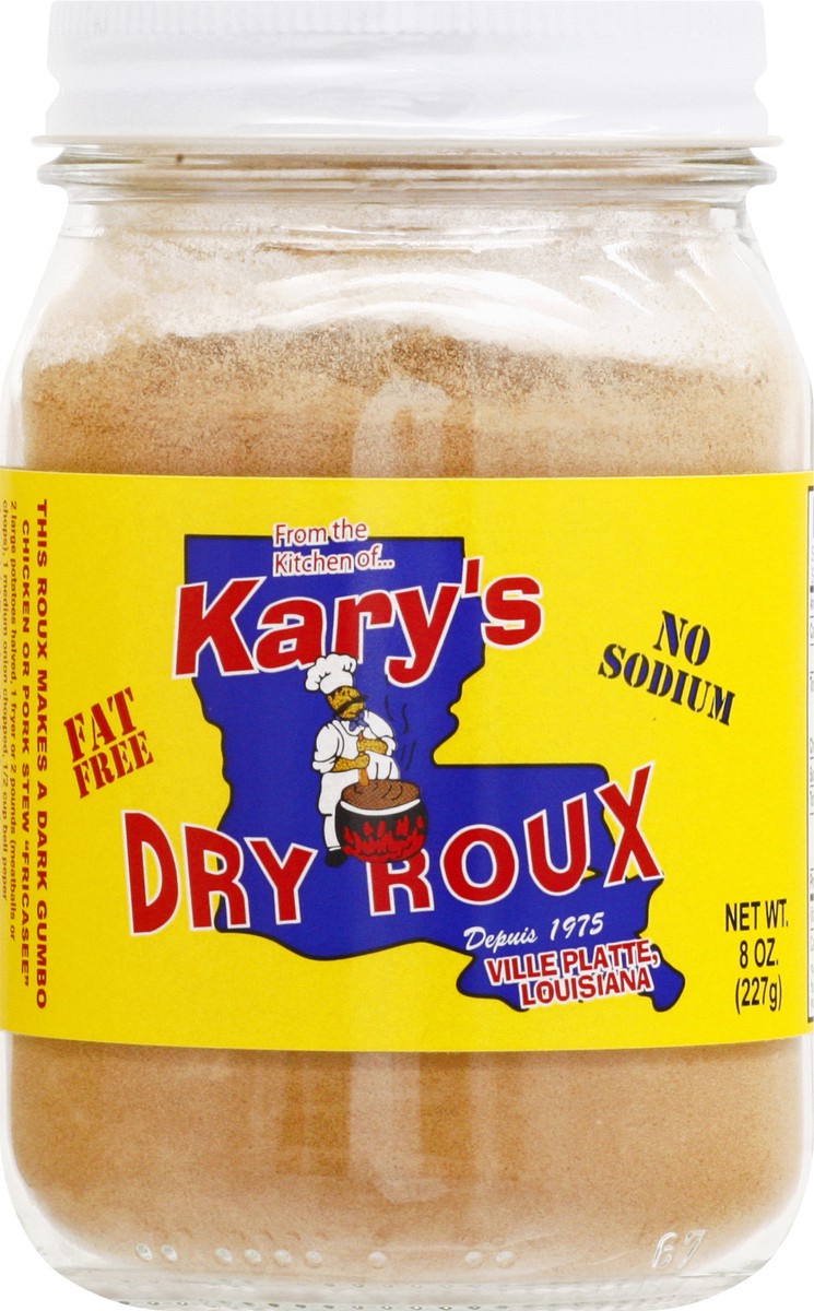 slide 3 of 13, Kary's Fat Free Dry Roux 8 oz, 8 oz