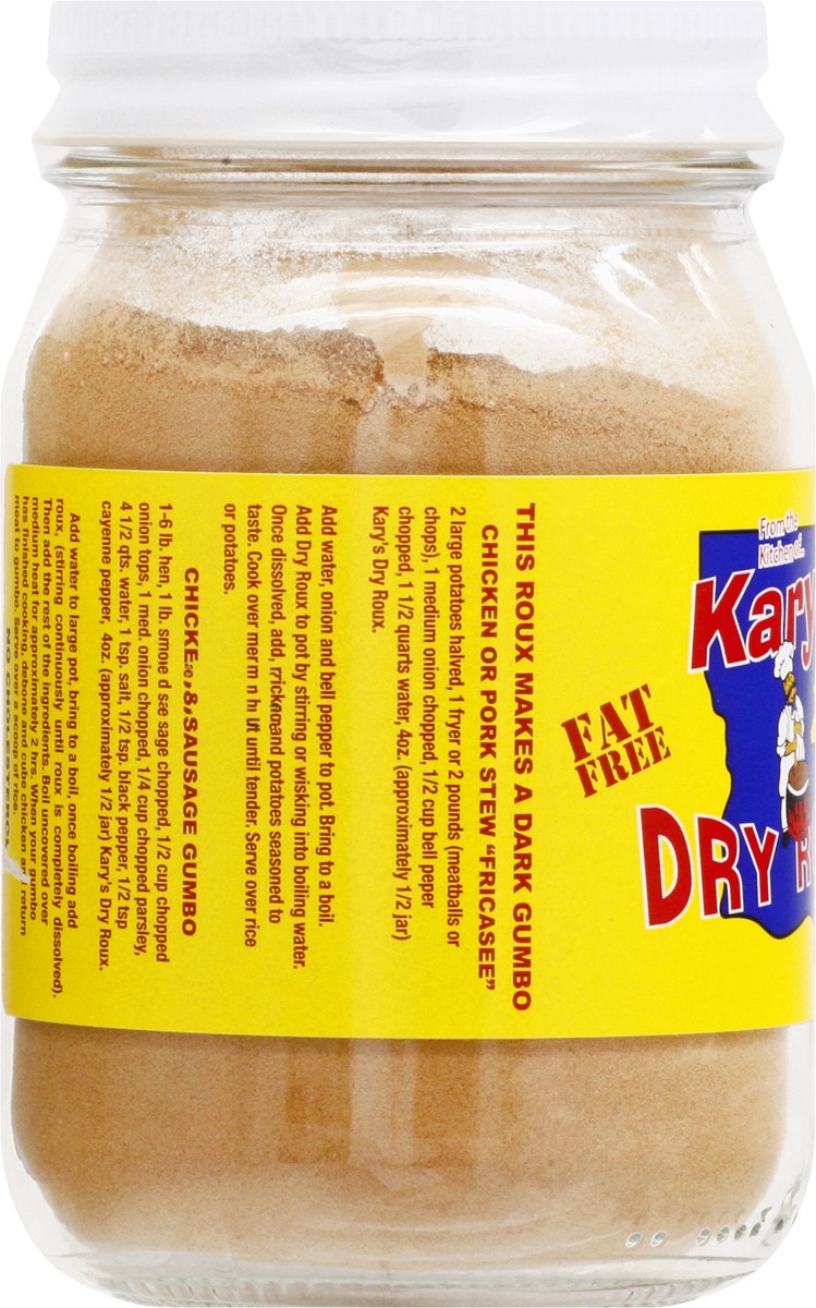 slide 4 of 13, Kary's Fat Free Dry Roux 8 oz, 8 oz