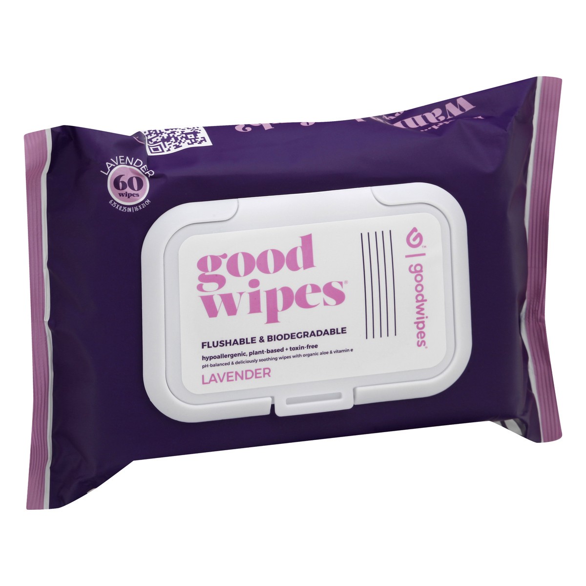 slide 7 of 12, Goodwipes Flushable & Biodegradable Lavender Wipes 60 ea, 60 ct