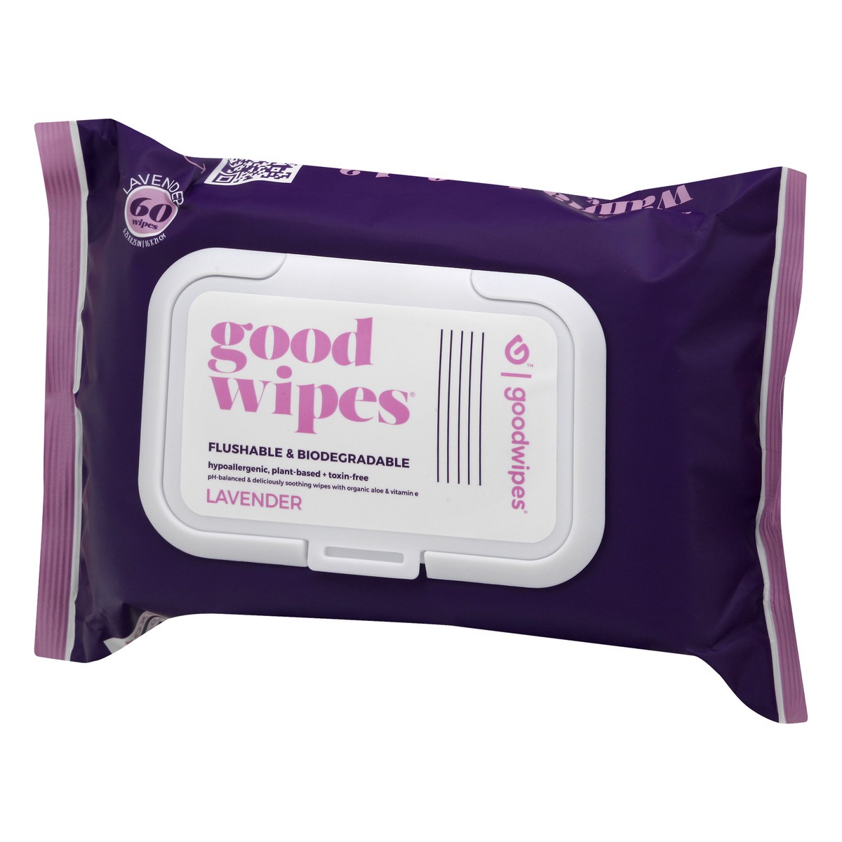 slide 4 of 12, Goodwipes Flushable & Biodegradable Lavender Wipes 60 ea, 60 ct