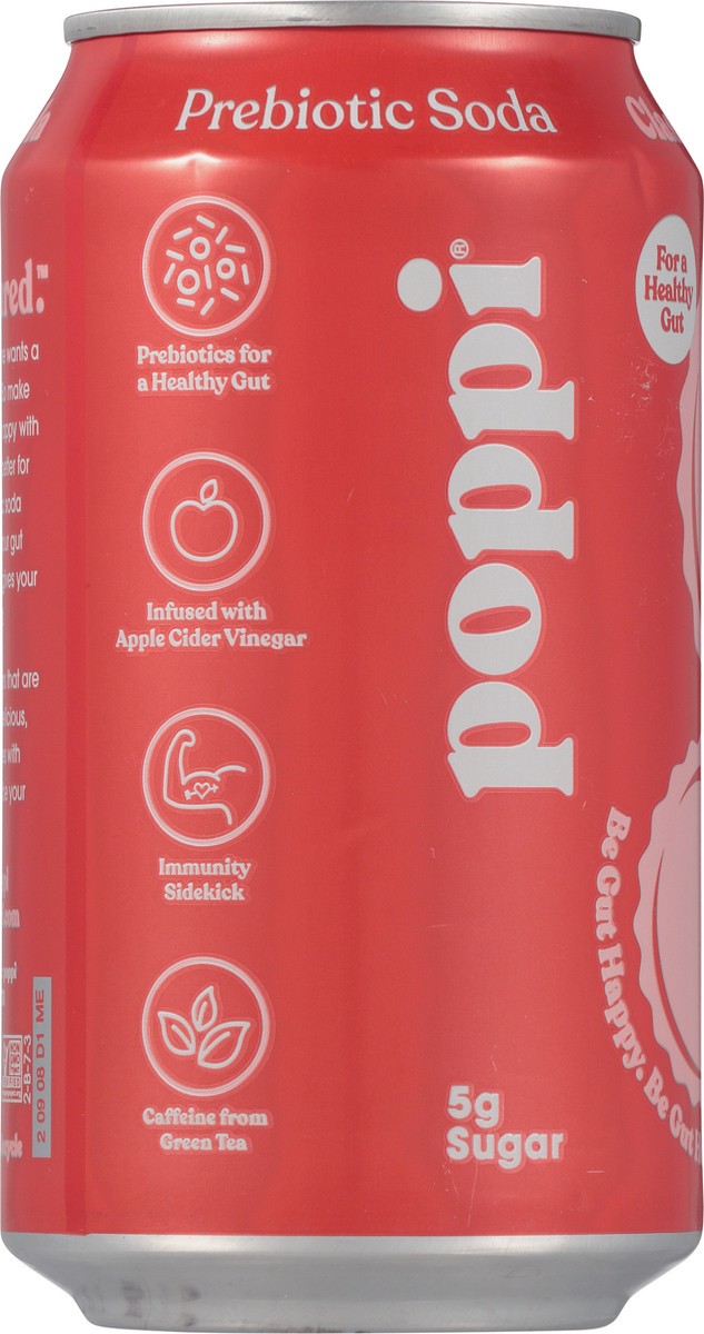 slide 9 of 9, poppi Classic Cola Prebiotic Soda- 12 fl oz, 12 fl oz