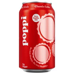 poppi Classic Cola Prebiotic Soda- 12 fl oz