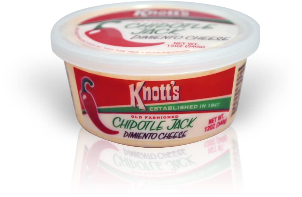 slide 1 of 1, Knott's Chipotle Jack Pimiento Cheese, 12 oz