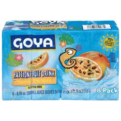 Goya Passion Fruit Drink 8 - 6.76 oz Boxes
