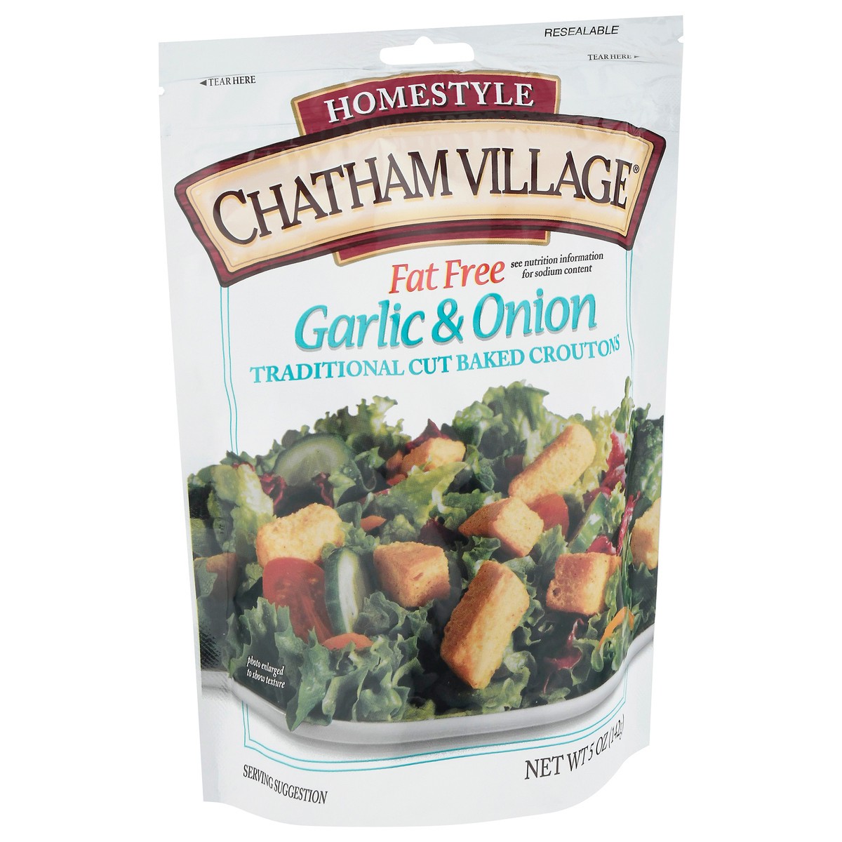 slide 2 of 9, Chatham Village Chattham Village Garlic & Onion Croutons, 5 oz