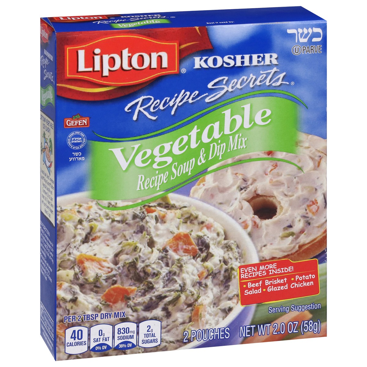 slide 7 of 9, Lipton Recipe Secrets Vegetable Recipe Soup & Dip Mix 2 ea, 2 ct