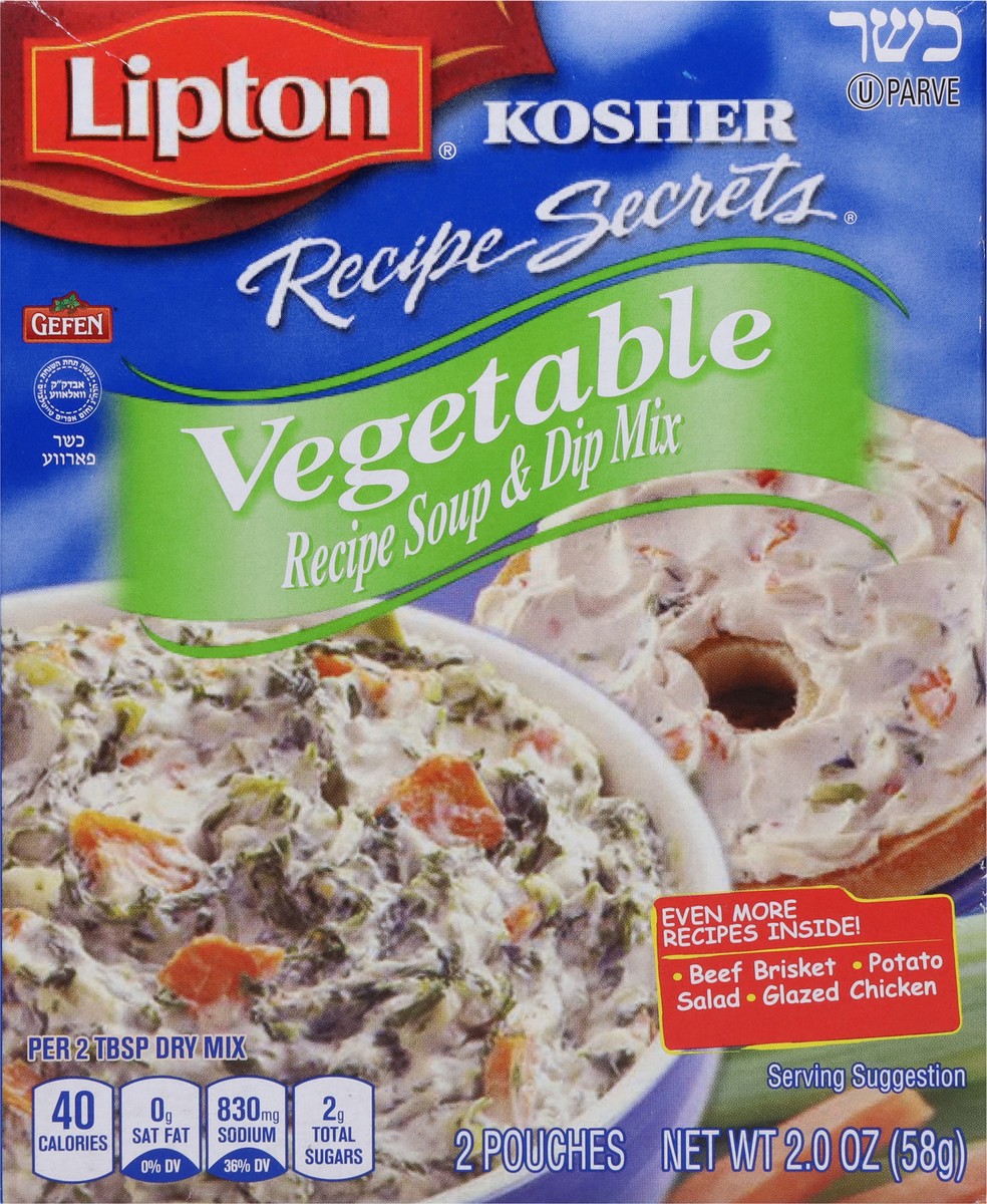 slide 6 of 9, Lipton Recipe Secrets Vegetable Recipe Soup & Dip Mix 2 ea, 2 ct