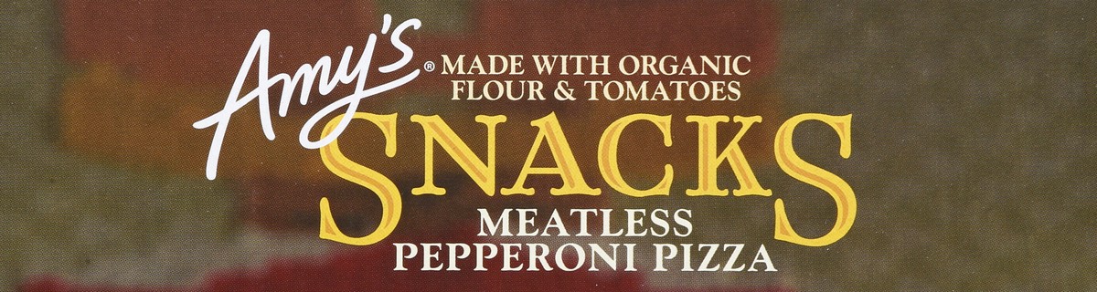 slide 5 of 10, Amy's Pepperoni Meatleass Snacks, 6 oz