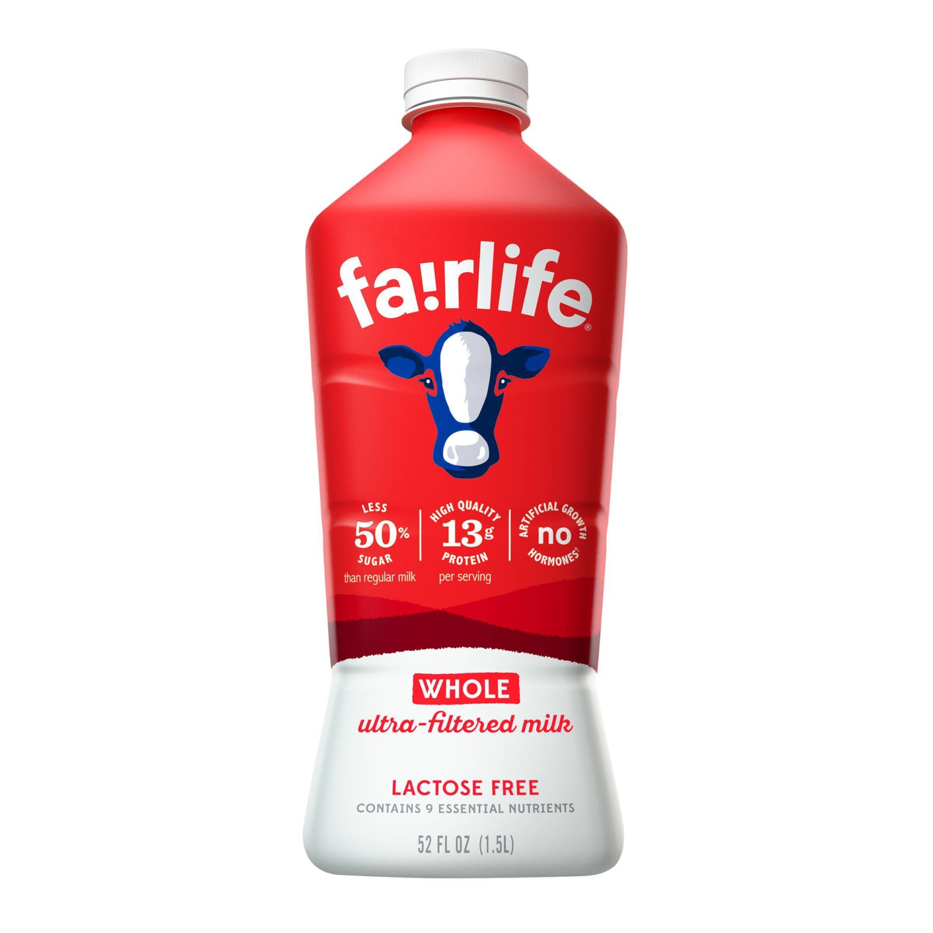 slide 1 of 4, fairlife Whole Milk, 52 fl oz