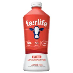 fairlife Whole Ultra-Filtered Milk, Lactose Free, 52 fl oz