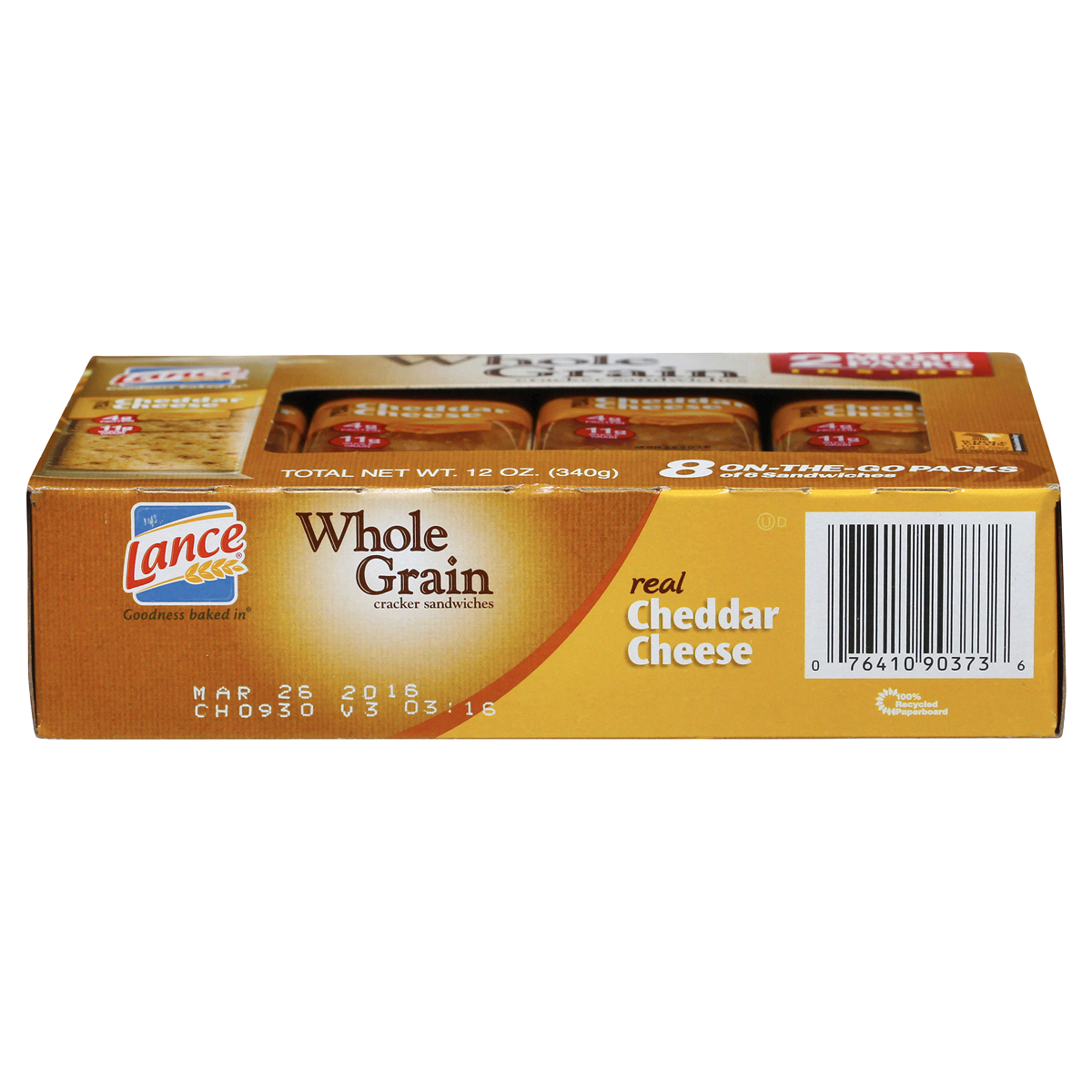 Lance Real Cheddar Cheese Whole Grain Cracker Sandwiches 12 oz Shipt