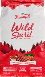 Triumph Wild Spirit Deboned Beef, Barley, & Brown Rice Recipe Food for Dogs 16 lb