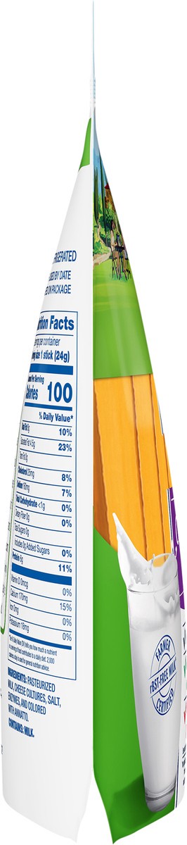 slide 7 of 7, Galbani 10oz Cheddar Sticks, 10 ct