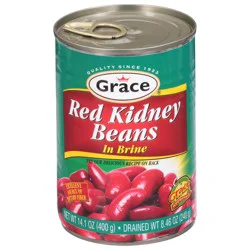 Grace Red Kidney Beans in Brine - 14.1 oz