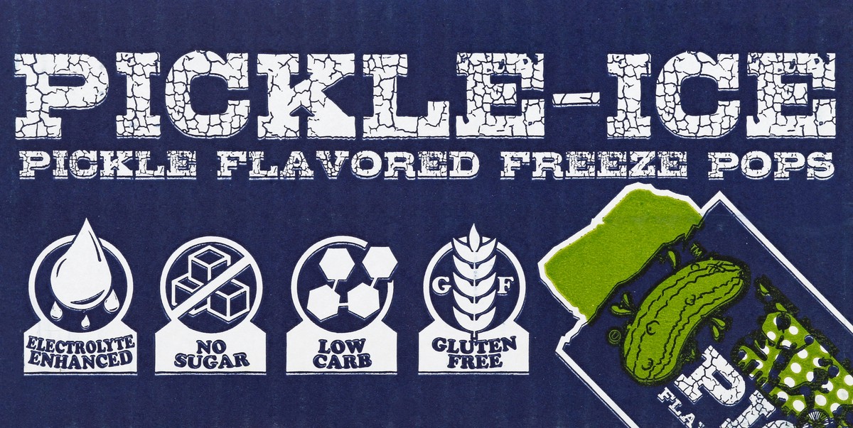 slide 5 of 8, Van Holten's Pickle-Ice Pickle Flavored Freeze Pops 24 ea, 24 ct