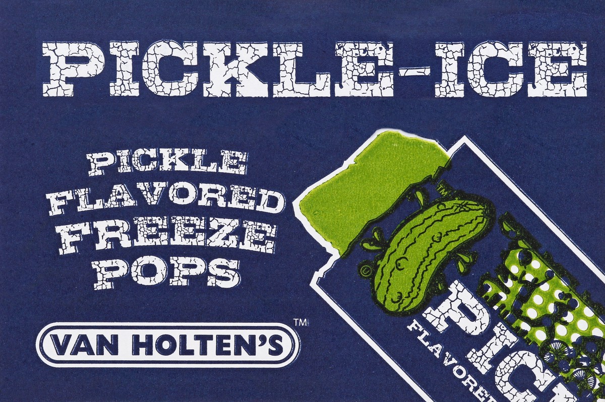 slide 7 of 8, Van Holten's Pickle-Ice Pickle Flavored Freeze Pops 24 ea, 24 ct
