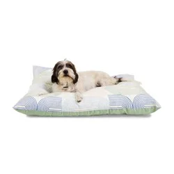 EveryYay Essentials Pillow Dog Bed, 38" L X 30" W X 6" H, Large, Retro Green