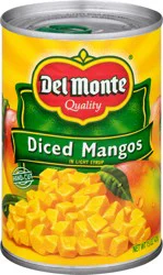 Del Monte In Light Syrup Diced Mangos 15 oz