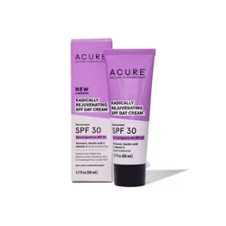 Acure Radically Rejuvenating Day Face Cream - SPF30 - 1.7 fl oz