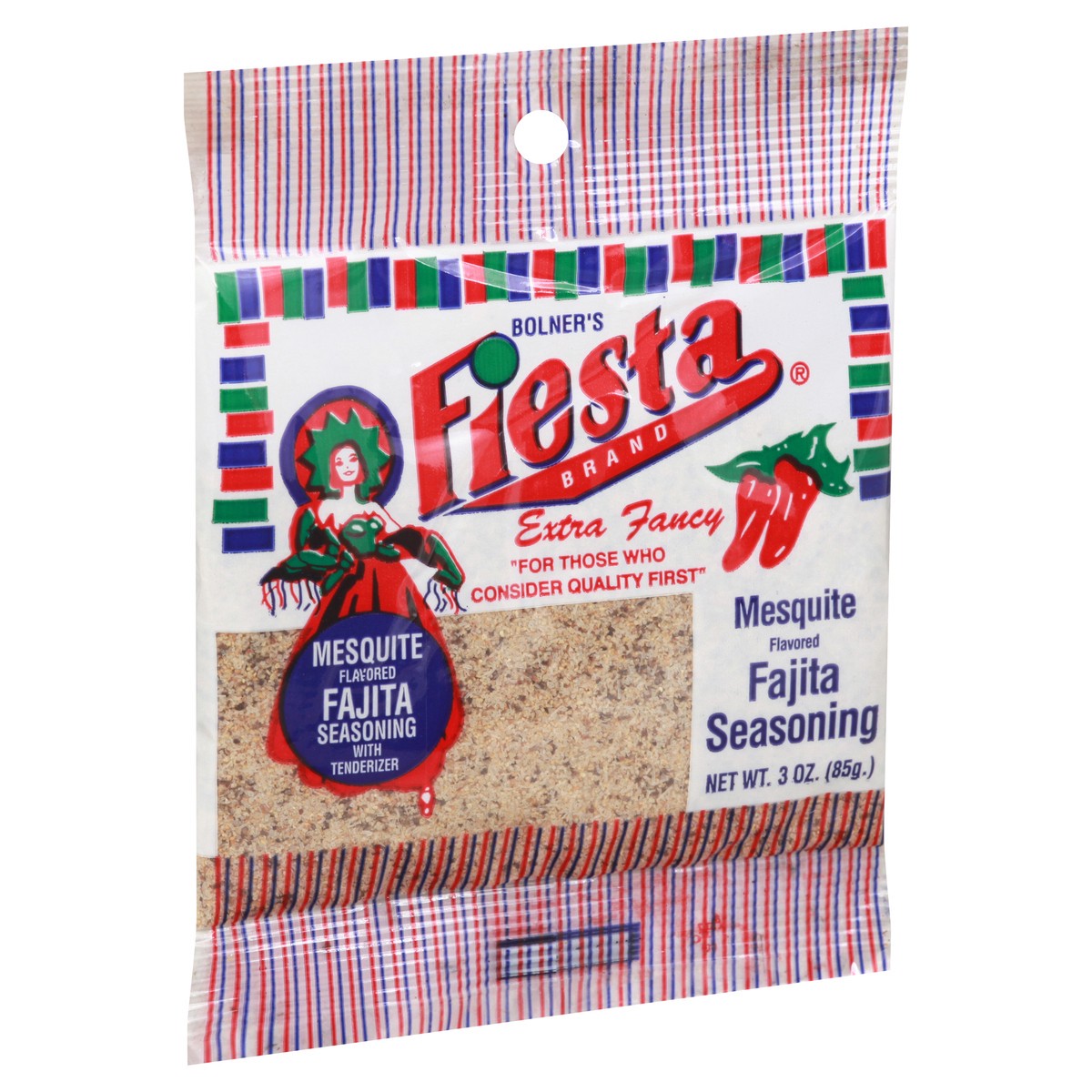 slide 2 of 9, Fiesta Bolner's Fiesta Mesquite Flavored Fajita Seasoning, 3 oz