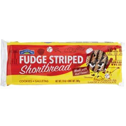 Hill Country Fare Fudge Striped Shortbread Cookies