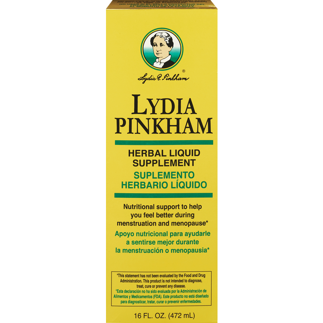 slide 1 of 1, Lydia Pinkham Herbal Liquid Supplement, 16 fl oz
